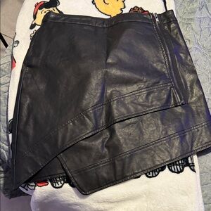 Elegant Asymmetrical Black Skirt
